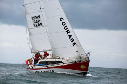 altra sydney hobart metri di gun runner con esercito australiano