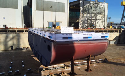 fincantieri ad ancona al via lavori in bacino per silver moon