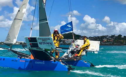 ocean cat arriva guadeloupe in 14 giorni ore 40 minuti