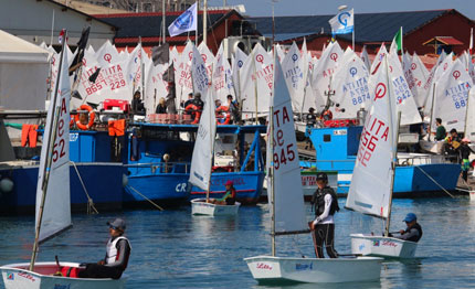 trofeo optimist italia kinder sport gradoni carrieri in testa crotone