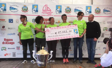 iv women sailing cup per airc vince il grande cuore delle donne