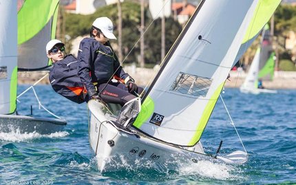 week end di regate per gli rs feva diano marina