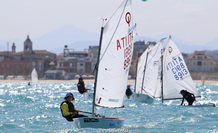 conclusa la ii tappa del trofeo optimist italia kinder sport di senigallia