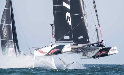 alinghi al via la stagione 2019 con due tappe in italia del circuito gc32