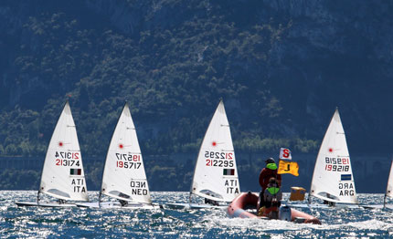 laser europa cup nella seconda giornata il garda trentino regala piu vento