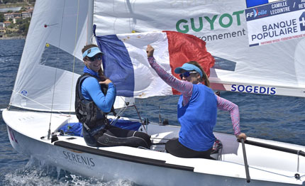 francia svezia brillano agli europei 470