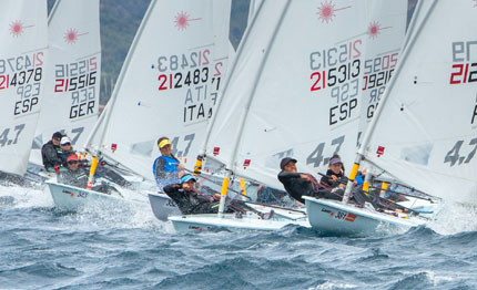 hyeres primo giorno del laser youth europeans