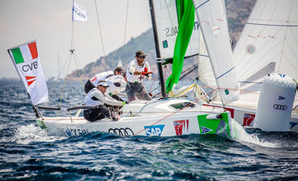 porto cervo il cv bari va in testa alla sailing champion league