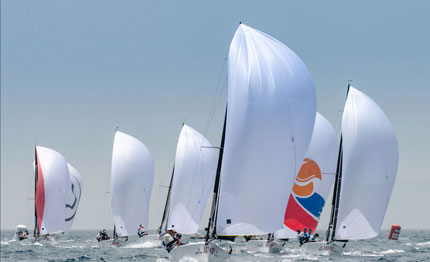 melges 20 tripletta russa al garmin day