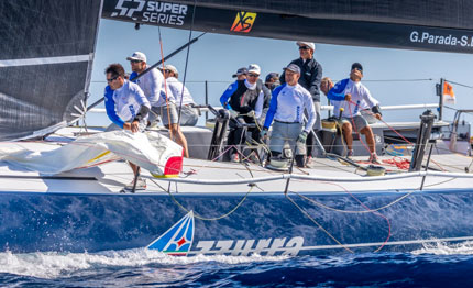 cadice tp 52 azzurra al via della royal cup