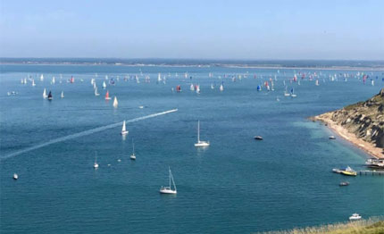 round the island race una grande esperienza per il team barcolana nonostante il ritiro