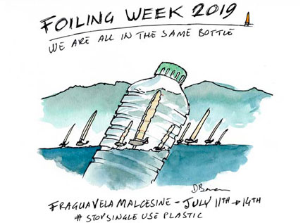 garda stop alla plastica al foiling week 2019