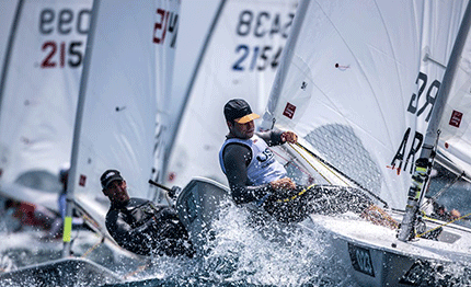 giappone mondiale laser concluse le qualifying series