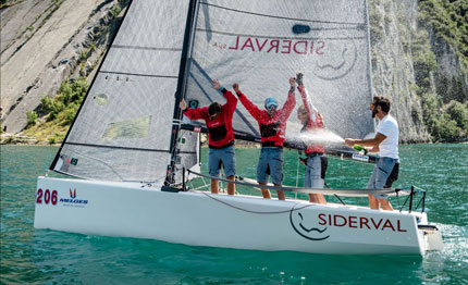 melges 20 world league riva del garda gli applausi sono tutti per siderval