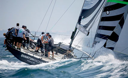 cascais 52 super series azzurra seconda dietro quantum