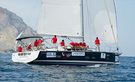 donna rosa torna montecarlo con la lni la vela nel cuore