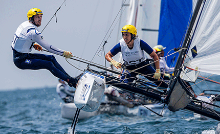 enoshima tre equipaggi in medal race