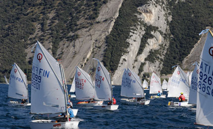 optimist concluso riva del garda il trofeo ezio torboli