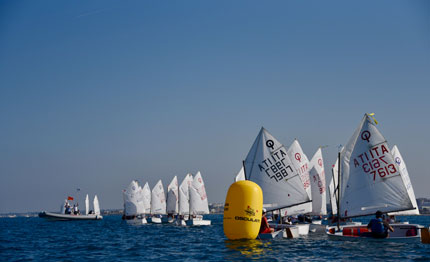 optimist gabriele porcelli cv bari vince il trofeo carabellese