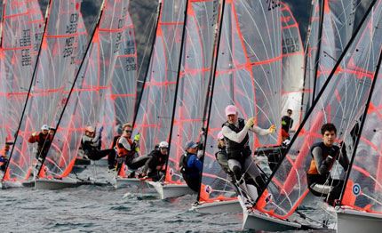 prima giornata della 29er eurocup di riva del garda