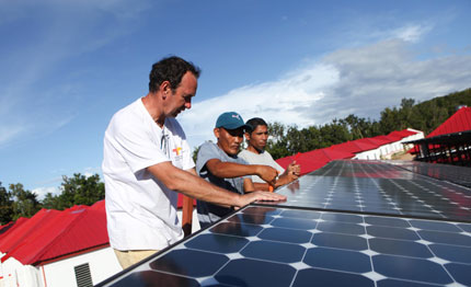 per giancarlo pedote hastag 4people impegno con electriciens sans frontieres