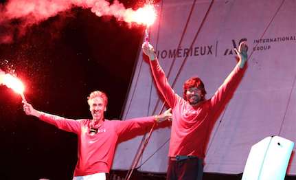 transat jacques vabre nei multi 50 vince groupe gca mille et un sourires