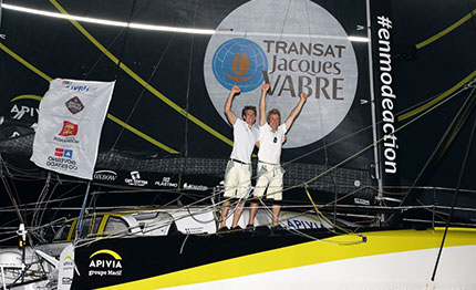 transat jacques vabre in imoca la vince apivia