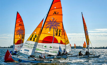 iniziate captiva island in florida le semifinali degli hobie 16 world championships