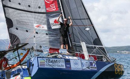 mini transat il vincitore fran ois jambou impressionato da ambrogio beccaria