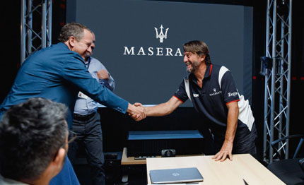maserati ingegneri bordo del multi 70 di giovanni soldini