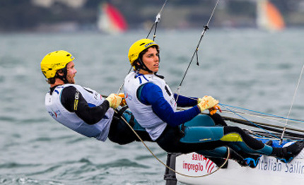 nacra17 49er geelong il mondiale inizia in salita per velisti azzurri