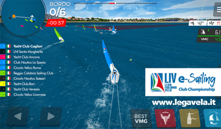 sessanta club 180 velisti alla regata virtuale live sailing club championship