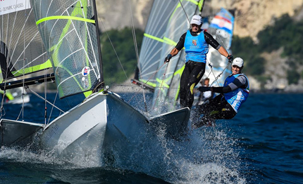 la vela olimpica ricomincia dal garda