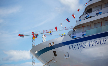 fincantieri varata ad ancona la viking venus