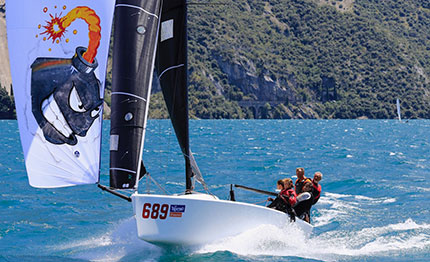 melges 24 domenica torbole si assegna il titolo italiano