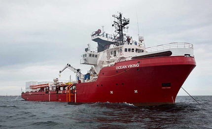 guardia costiera fermo amministrativo per la ocean viking di sos mediterranee