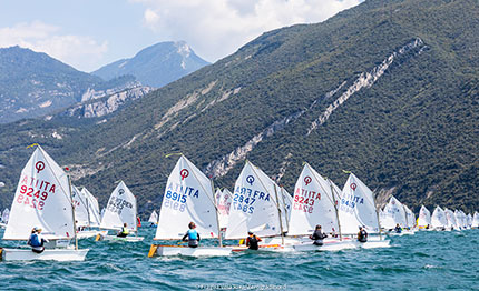 garda optimist leader sono edward hirsch cadetti lorenzo ghirotti juniores