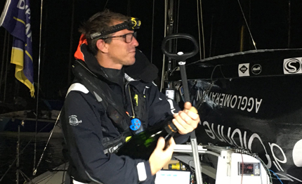 solitaire du figaro la prima tappa va xavier macaire
