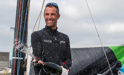 solitaire du figaro armel le cleac vince la seconda tappa