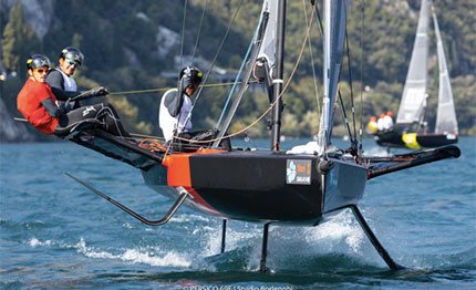 persico 69f fantastica con celon in testa malcesine