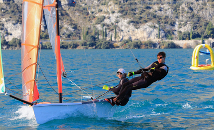 prima fantastica giornata alla 29er eurocup di riva del garda