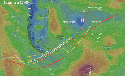 vendee globe ostacolo anticiclone