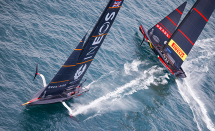 america cup in acqua con il terrore di una nuova scuffia
