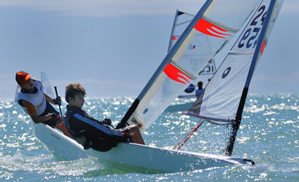 salvemini guarnieri vincono la coppa dei campioni open skiff