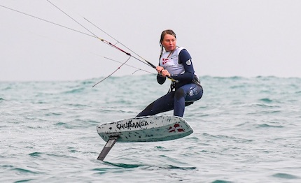 lo yacht club italiano vola sul kitefoil