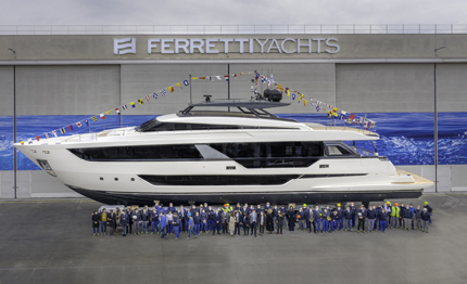 varato ferretti yachts 1000 il piu grande mai costruito dal cantiere