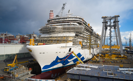 fincantieri varata monfalcone la discovery princess