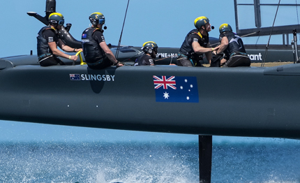 sailgp bermuda gli australiani dominano la prima giornata
