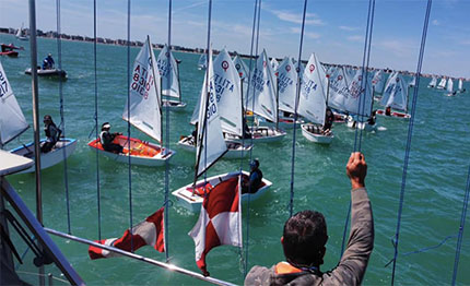 cervia optimist una spring cup da record