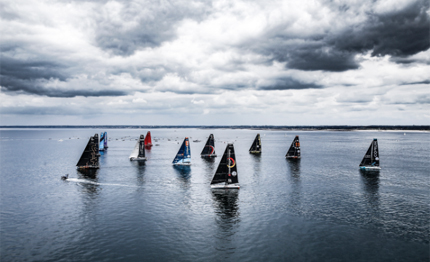 the ocean race europe vento leggero alla partenza